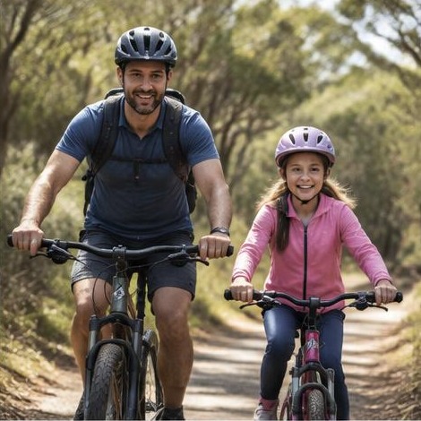Man enjoying an active everyday lifestyle
