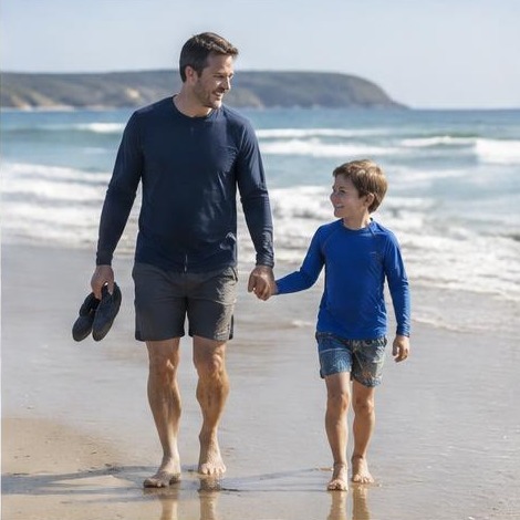 Man enjoying an active everyday lifestyle