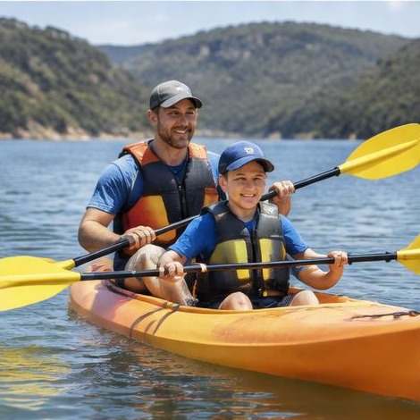 Man enjoying an active everyday lifestyle