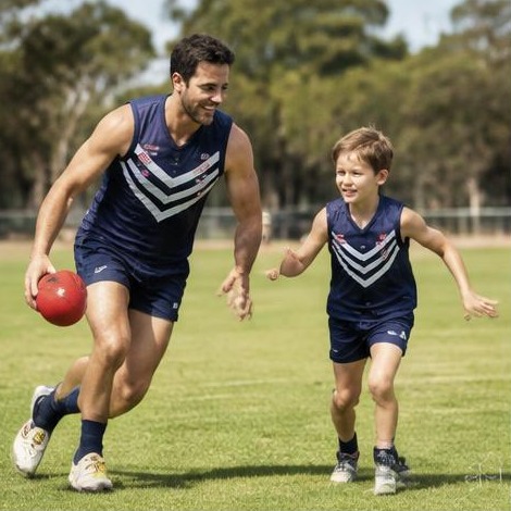 Man enjoying an active everyday lifestyle