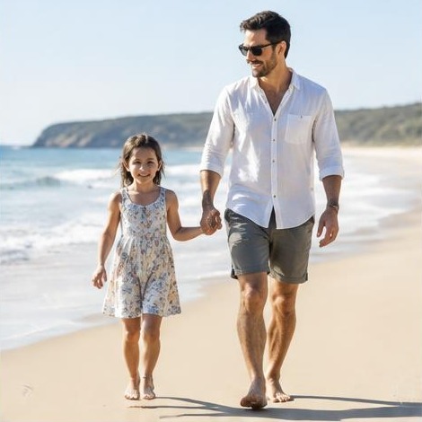 Man enjoying an active everyday lifestyle