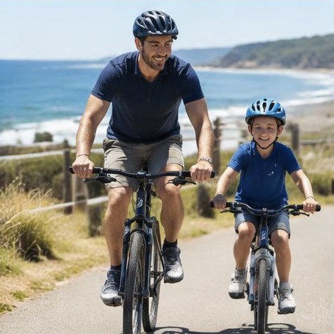 Man enjoying an active everyday lifestyle
