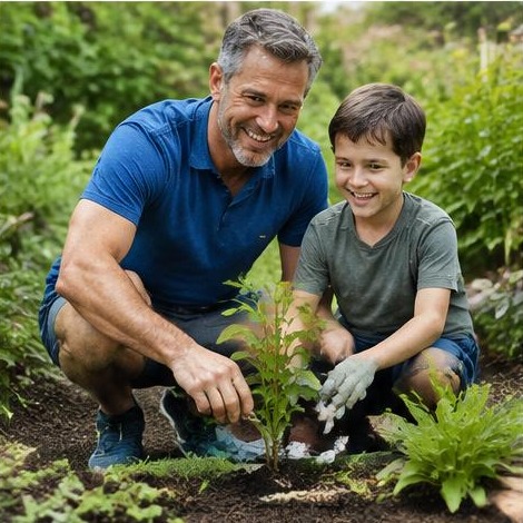 Man enjoying an active everyday lifestyle