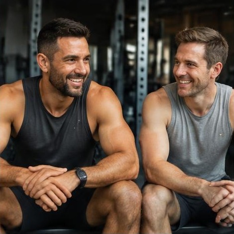 Man enjoying an active everyday lifestyle