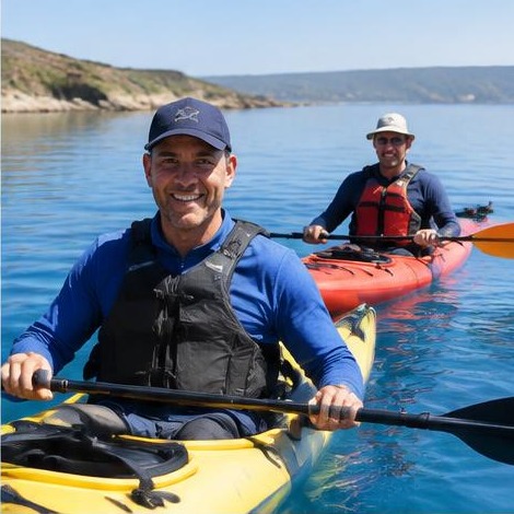 Man enjoying an active everyday lifestyle