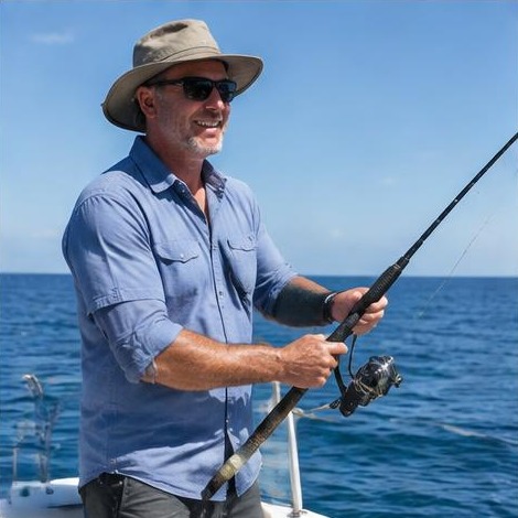 Man enjoying an active everyday lifestyle