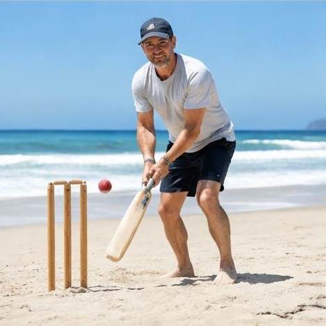 Man enjoying an active everyday lifestyle