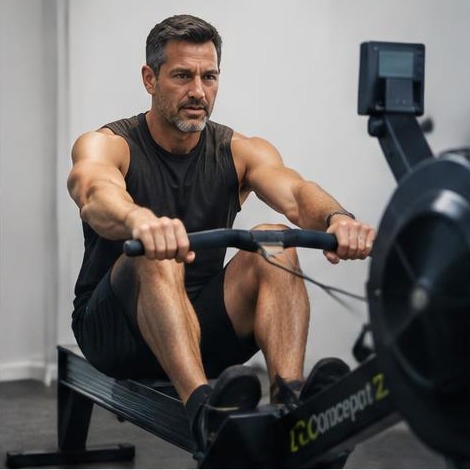 Man enjoying an active everyday lifestyle