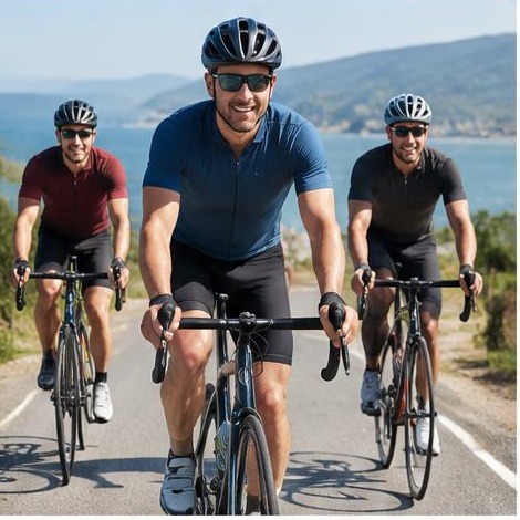 Man enjoying an active everyday lifestyle