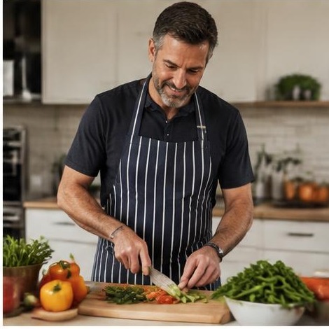 Man enjoying an active everyday lifestyle