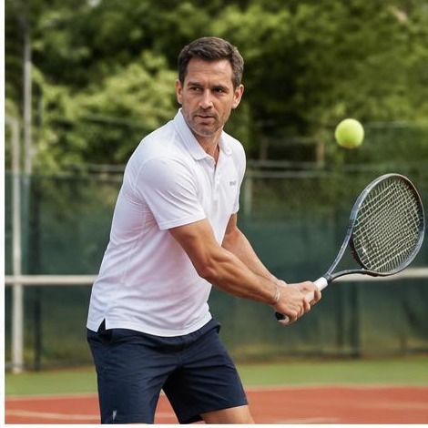 Man enjoying an active everyday lifestyle