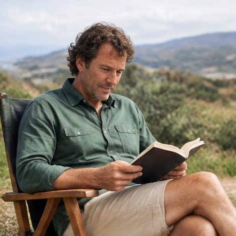 Man enjoying an active everyday lifestyle