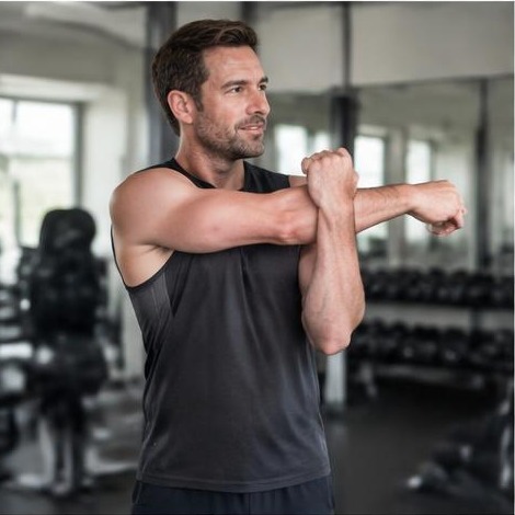Man enjoying an active everyday lifestyle
