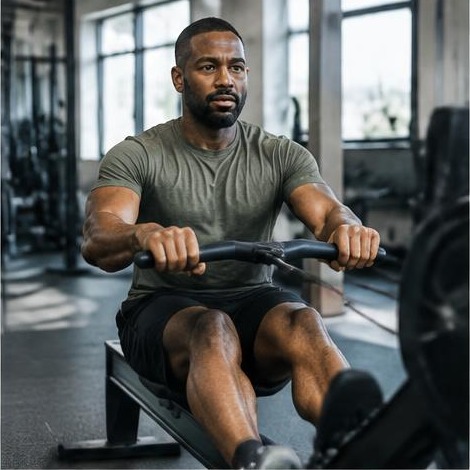 Man enjoying an active everyday lifestyle