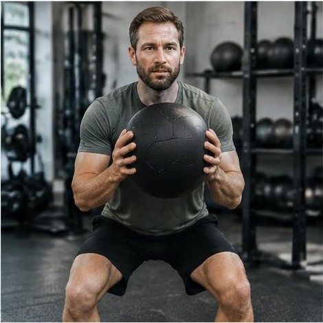 Man enjoying an active everyday lifestyle