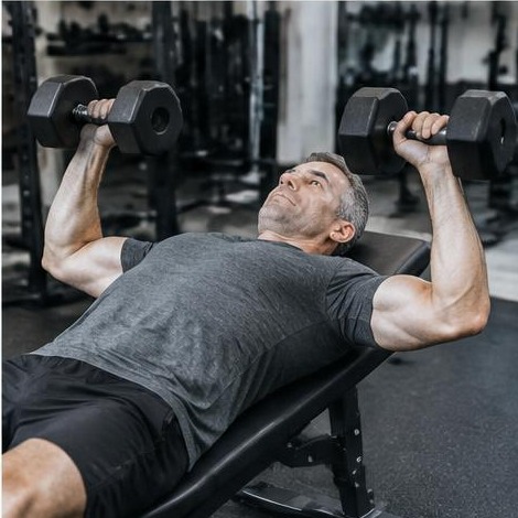 Man enjoying an active everyday lifestyle