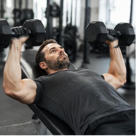 Man enjoying an active everyday lifestyle