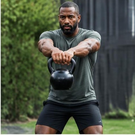 Man enjoying an active everyday lifestyle