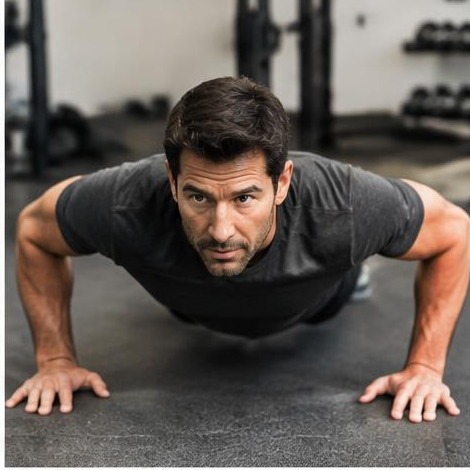 Man enjoying an active everyday lifestyle