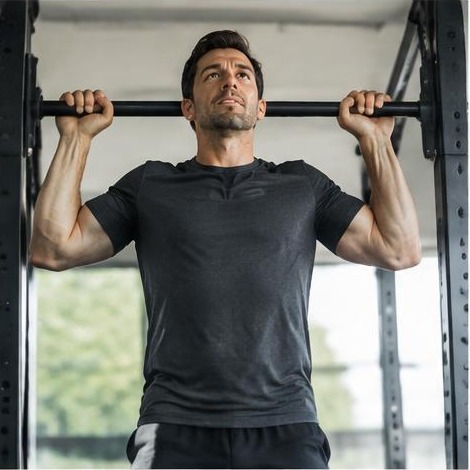Man enjoying an active everyday lifestyle
