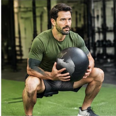 Man enjoying an active everyday lifestyle