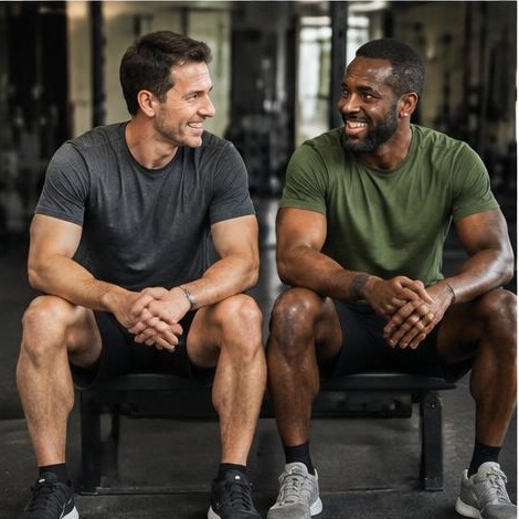 Man enjoying an active everyday lifestyle