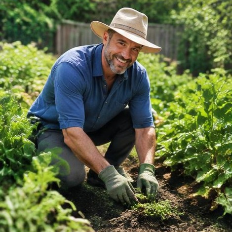 Man enjoying an active everyday lifestyle
